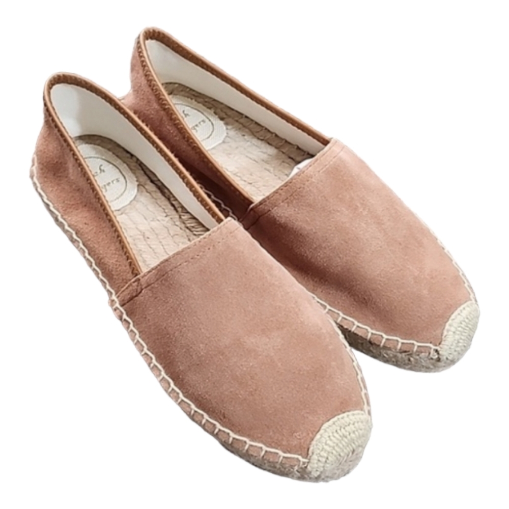 Jack Rogers cow suede slipon Espadrille flats size 8.5